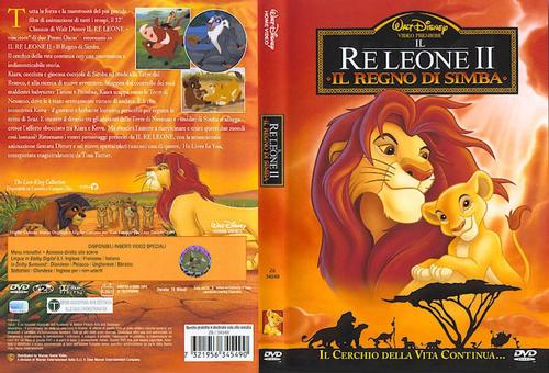 狮子王2:辛巴的荣耀 DVD封套(意大利)