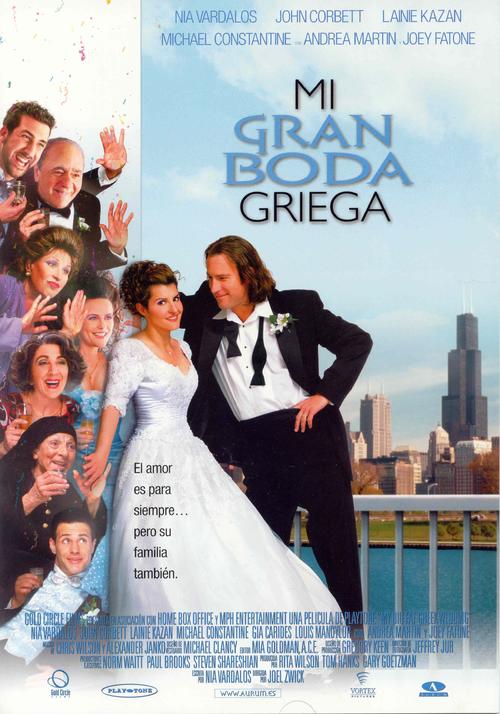 我的希腊婚礼/My Big Fat Greek Wedding(2002) 电影图片 海报(西班牙) 大图 2450X3499