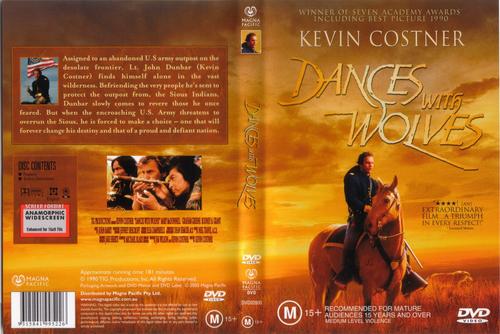与狼共舞Dances with Wolves(1990)DVD封套(澳大利亚)