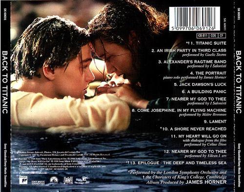 泰坦尼克号/Titanic(1997) 电影图片 原声碟封套 #2B 大图 900X708