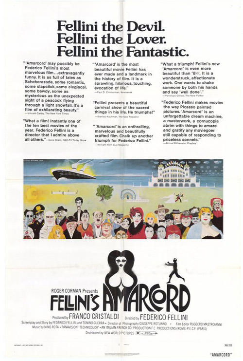 我记得/Amarcord(1973) 电影图片 海报 #01 大图 580X860