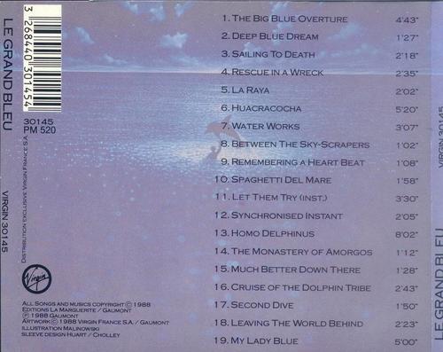 碧海蓝天Le Grand Bleu(1988)原声碟封套 #3B