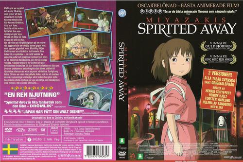 千与千寻/Spirited Away(2001) 电影图片 DVD封套(瑞典) 大图 1500X1000