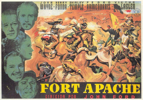 要塞风云 Fort Apache (1948) 海报(西班牙)