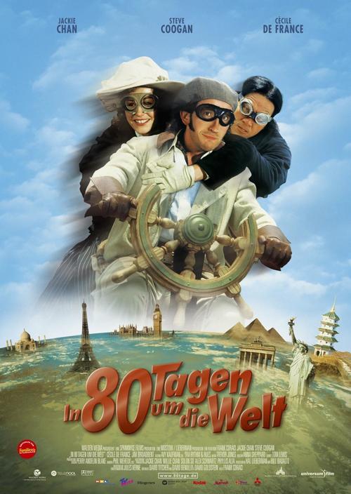 环游地球80天/Around the World in 80 Days(2004) 电影图片 海报(德国) #01 大图 995X1400