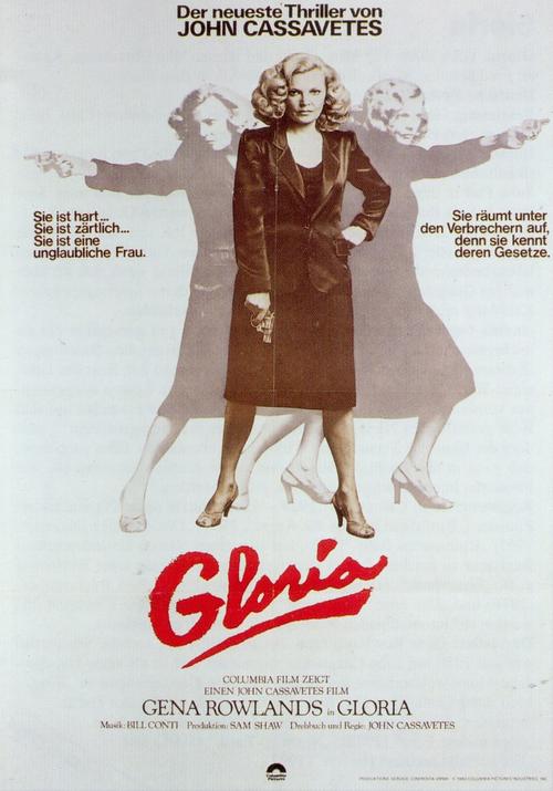 葛洛丽娅/Gloria(1980) 电影图片 海报(德国) 大图 1061X1517