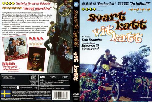 黑猫白猫Crna macka, beli macor(1998)DVD封套(瑞典)