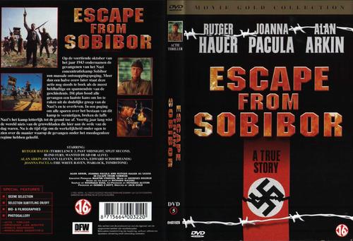 逃離索比堡Escape from 
Sobibor(1987)DVD封套(荷蘭)
