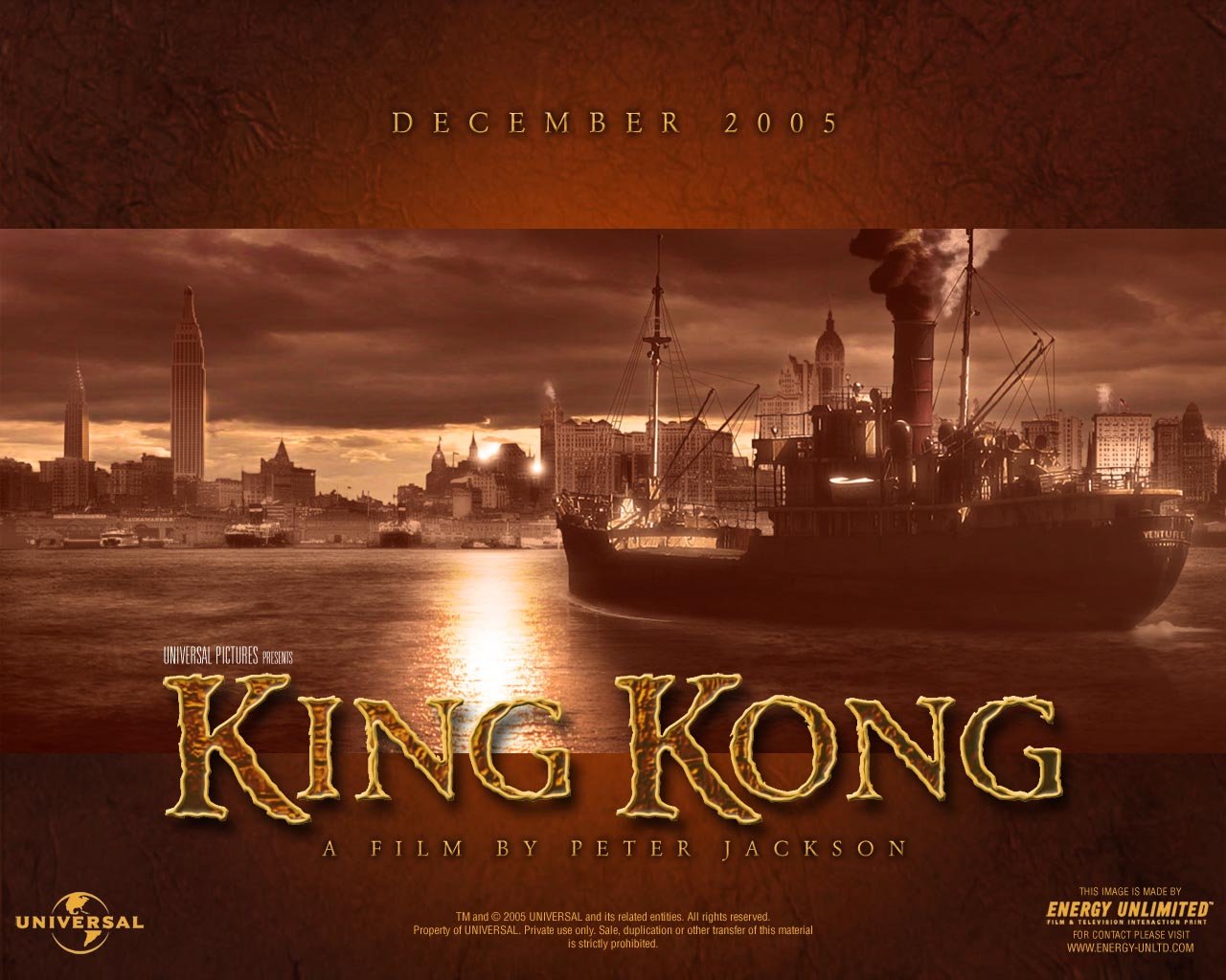 金刚/King Kong(2005) 电影图片 桌面 #01 大图 1280X1024