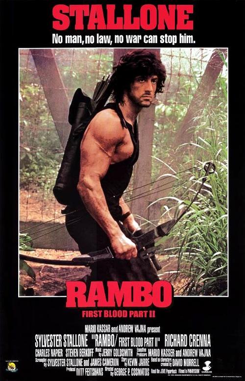 兰博：第一滴血第二集/Rambo: First Blood 2(1985) 电影图片 海报 #03 大图 552X858