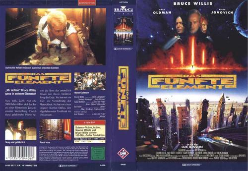 第五元素The Fifth Element(1997)录影带封套(德国)