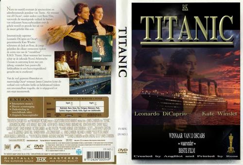 泰坦尼克号/Titanic(1997) 电影图片 DVD封套(荷兰) 大图 1470X1000