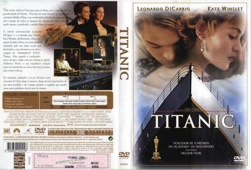 泰坦尼克号/Titanic(1997) 电影图片 DVD封套(葡萄牙) 大图 1477X1000
