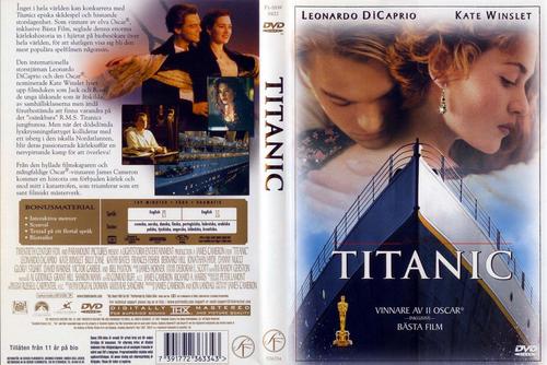 泰坦尼克号/Titanic(1997) 电影图片 DVD封套(瑞典) 大图 1495X1000