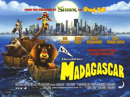 马达加斯加Madagascar(2005)海报(英国) #01