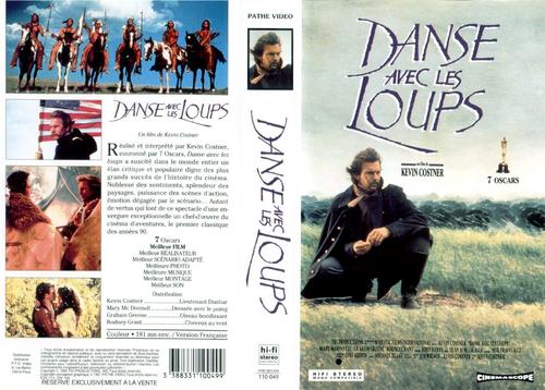 与狼共舞Dances with Wolves(1990)录影带封套(法国)