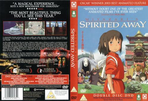 千与千寻/Spirited Away(2001) 电影图片 DVD封套(英国) 大图 1595X1087