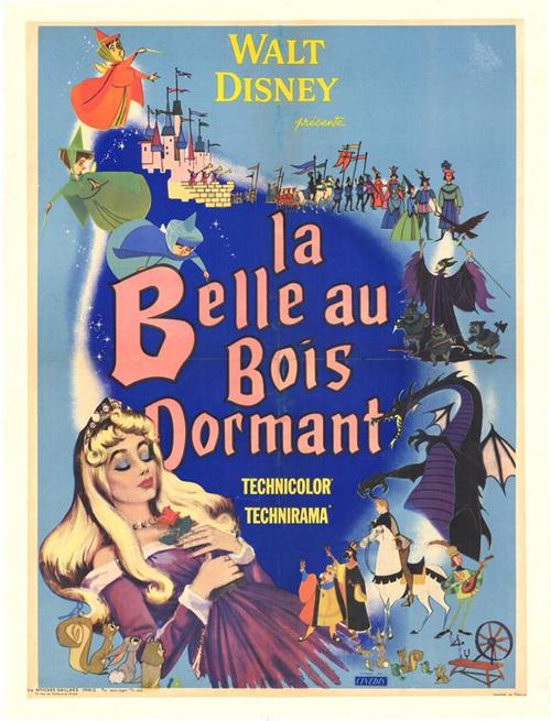 睡美人/Sleeping Beauty(1959) 电影图片 海报(法国) #01 大图 580X760