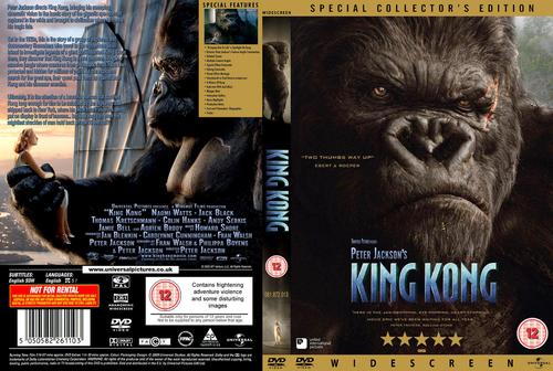 金刚/King Kong(2005) 电影图片 DVD封套(英国) #01 大图 3213X2158