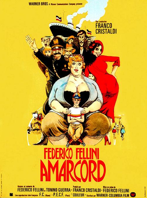 我记得Amarcord(1973)海报(法国)
