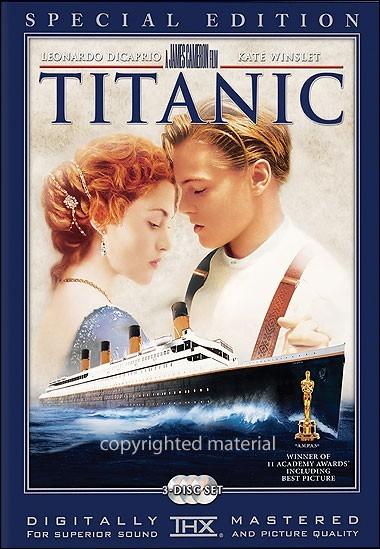 泰坦尼克号/Titanic(1997) 电影图片 DVD封套 #07 大图 380X549