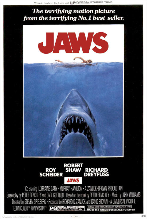 大白鲨/Jaws(1975) 电影图片 海报 #01 大图 1128X1684