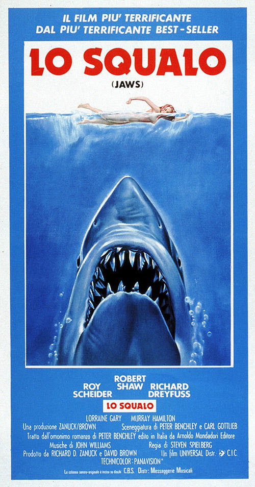 大白鲨Jaws(1975)海报(意大利)