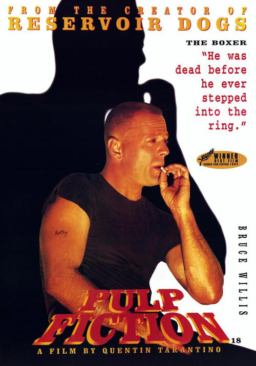 低俗小说Pulp Fiction(1994)角色海报(英国) #3A