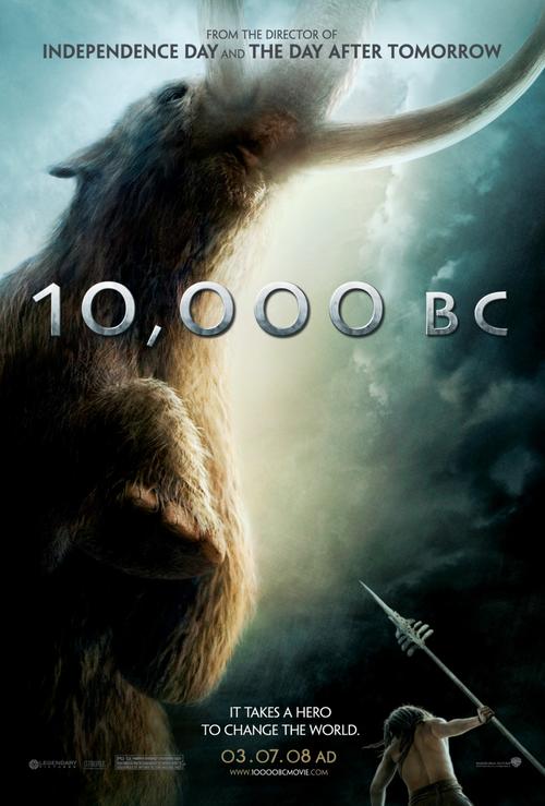 史前一万年/10,000 B.C.(2008) 电影图片 预告海报 #01 大图 1116X1650