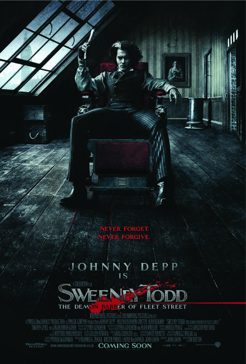 理发师陶德/Sweeney Todd(2007) 电影图片 预告海报(英国) #01 大图 2702X4000