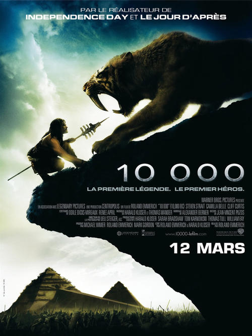 史前一万年/10,000 B.C.(2008) 电影图片 海报(法国) #01 大图 1100X1467