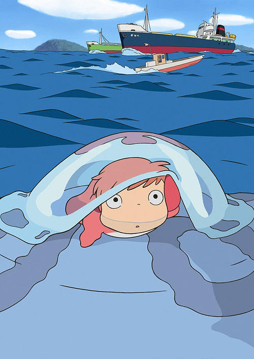 悬崖上的金鱼姬/Gake no ue no Ponyo(2008) 电影图片 预告海报 #02B 大图 566X800