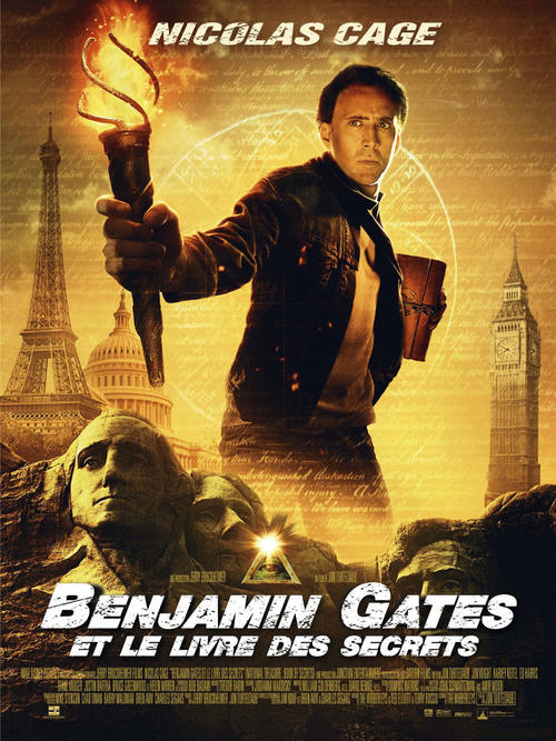 国家宝藏:夺宝秘笈/National Treasure 2(2007) 电影图片 海报(法国) #01 大图 1050X1400