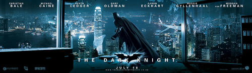 蝙蝠侠前传2：黑暗骑士/The Dark Knight(2008) 电影图片 预告海报(英国) #02 大图 2996X871
