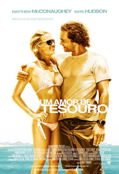 淘金俏冤家/Fool's Gold(2008) 电影图片 海报(巴西) #01 大图 550X804