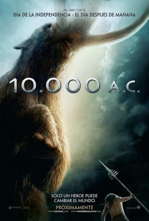 史前一万年/10,000 B.C.(2008) 电影图片 预告海报(西班牙) #01 大图 691X1024