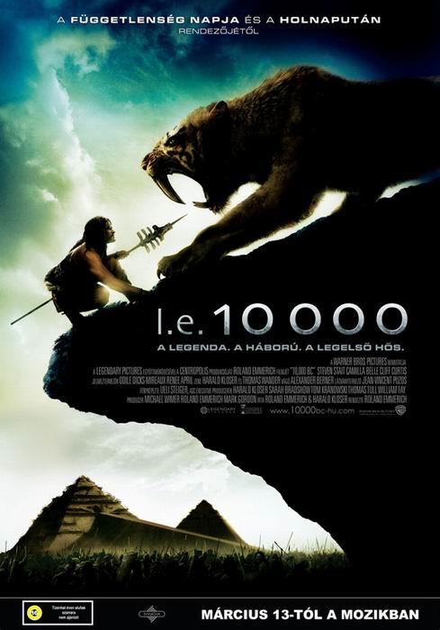 史前一万年/10,000 B.C.(2008) 电影图片 海报(匈牙利) #01 大图 489X700