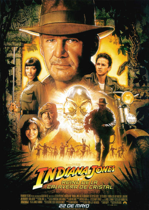 夺宝奇兵4/Indiana Jones and the Kingdom of the Crystal Skull(2008) 电影图片 海报(西班牙) #01 大图 930X1308