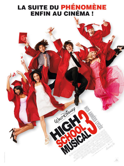歌舞青春3：毕业季/High School Musical 3: Senior Year(2008) 电影图片 海报(法国) #01 大图 768X1024