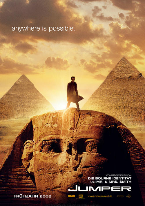 心灵传输者/Jumper(2008) 电影图片 海报(德国) #01 大图 3505X4958