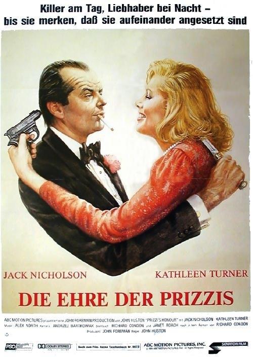 现代教父Prizzi's Honor(1985)海报(德国) #01