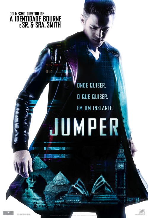 心灵传输者/Jumper(2008) 电影图片 海报(巴西) #01 大图 1575X2313
