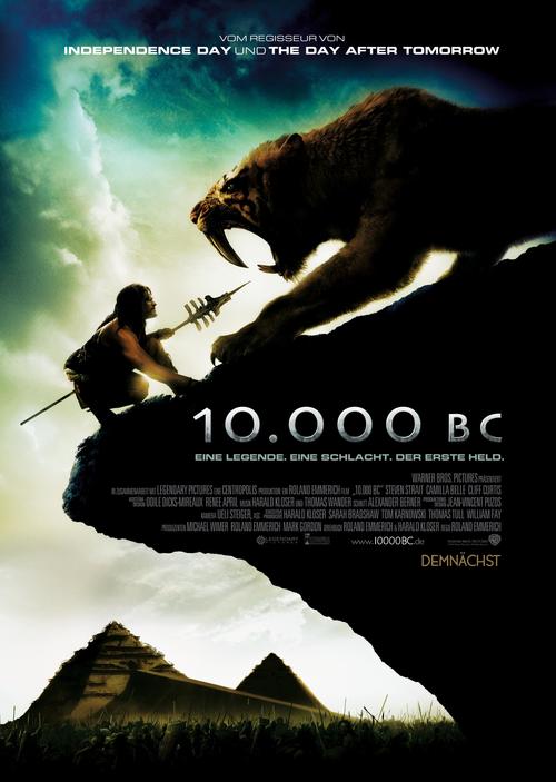 史前一万年/10,000 B.C.(2008) 电影图片 海报(德国) #01 大图 2494X3508