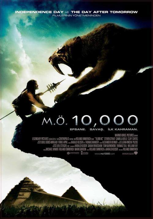 史前一万年/10,000 B.C.(2008) 电影图片 海报(土耳其) #01 大图 1238X1772
