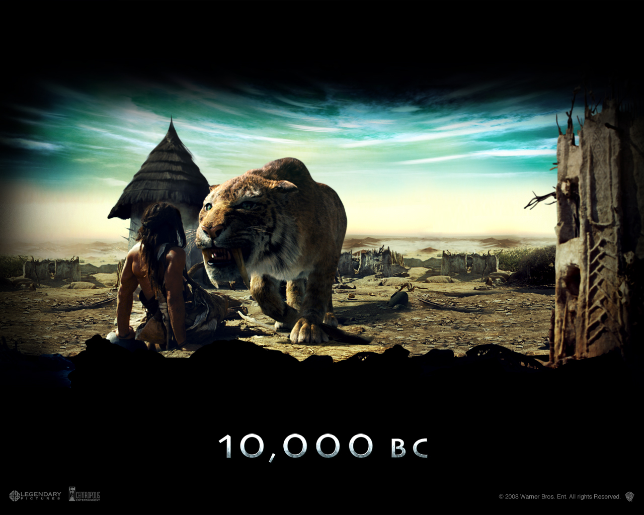 史前一万年/10,000 B.C.(2008) 电影图片 桌面 #01C 大图 1280X1024
