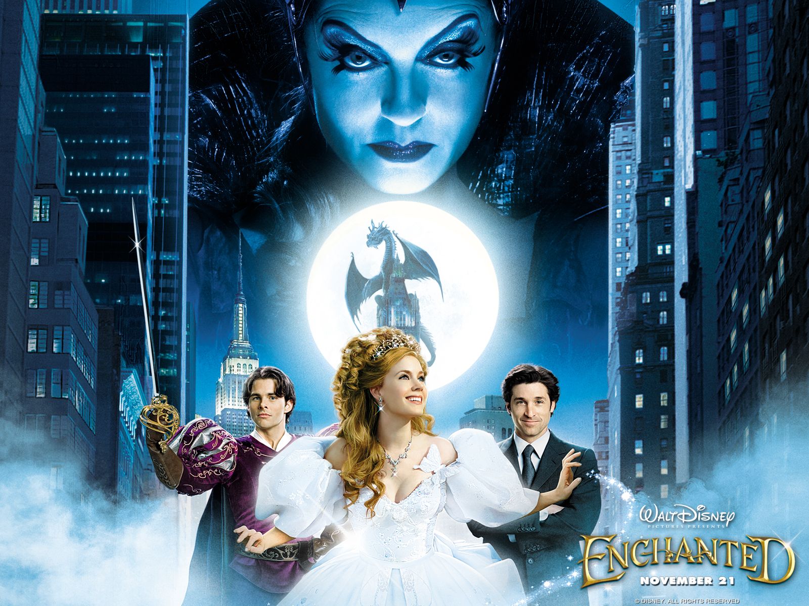 魔法奇缘/Enchanted(2007) 电影图片 桌面 #02 大图 1600X1200