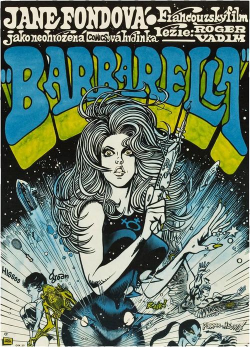 太空英雌芭芭丽娜barbarella(1968)海报(波兰#01