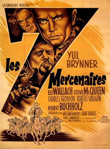 豪勇七蛟龙the magnificent seven(1960)海报(法国) #02