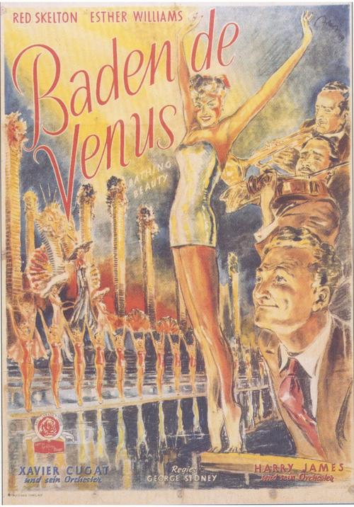 出水芙蓉bathing beauty(1944)海报(德国)