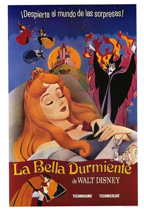 睡美人sleeping beauty(1959)海报(西班牙) 